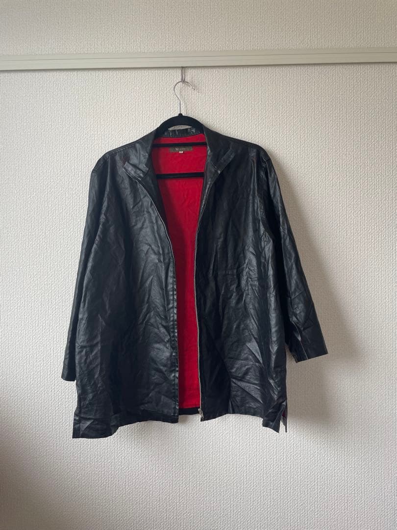 ヨウジヤマモト Y's for men ジャケット　フェイクレザー　ブルゾン