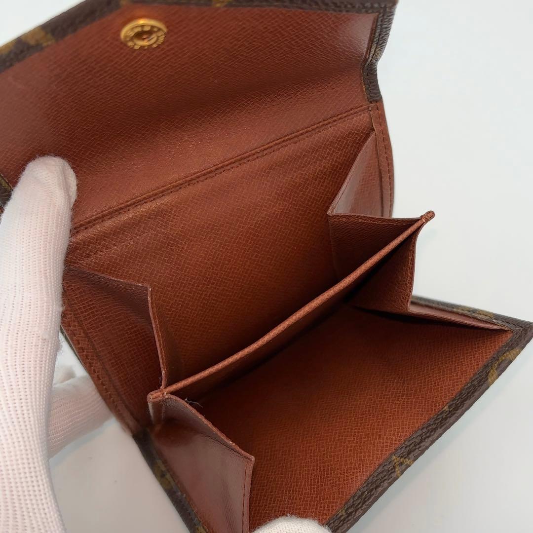 【美品】ルイヴィトン ポルトモネ ビエ カルトクレディ モノグラム Wホック財布