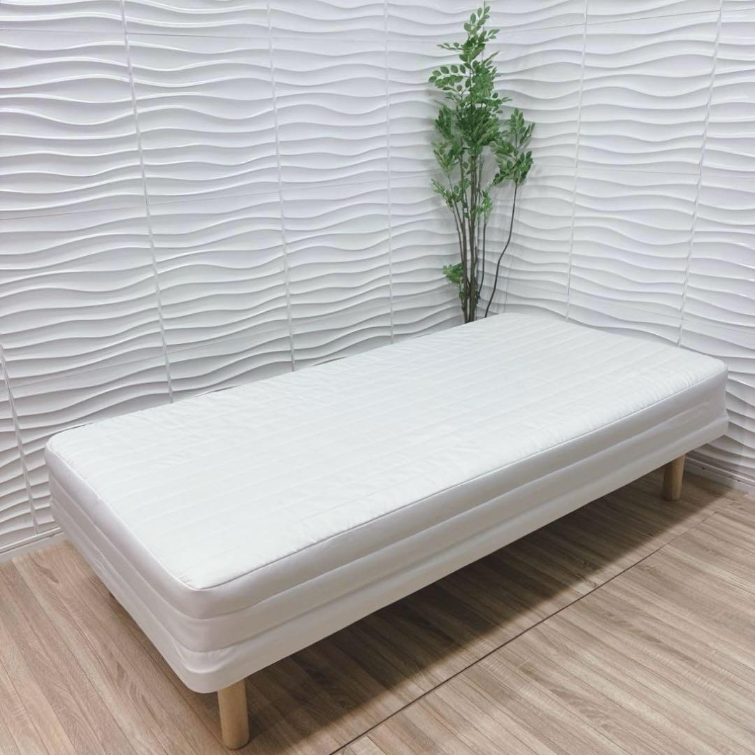 ◇大阪府全域 神戸市 配達料無料！◇無印良品◇脚付きマットレス◇シングル◇