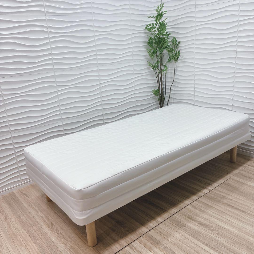 ◇大阪府全域 神戸市 配達料無料！◇無印良品◇脚付きマットレス◇シングル◇