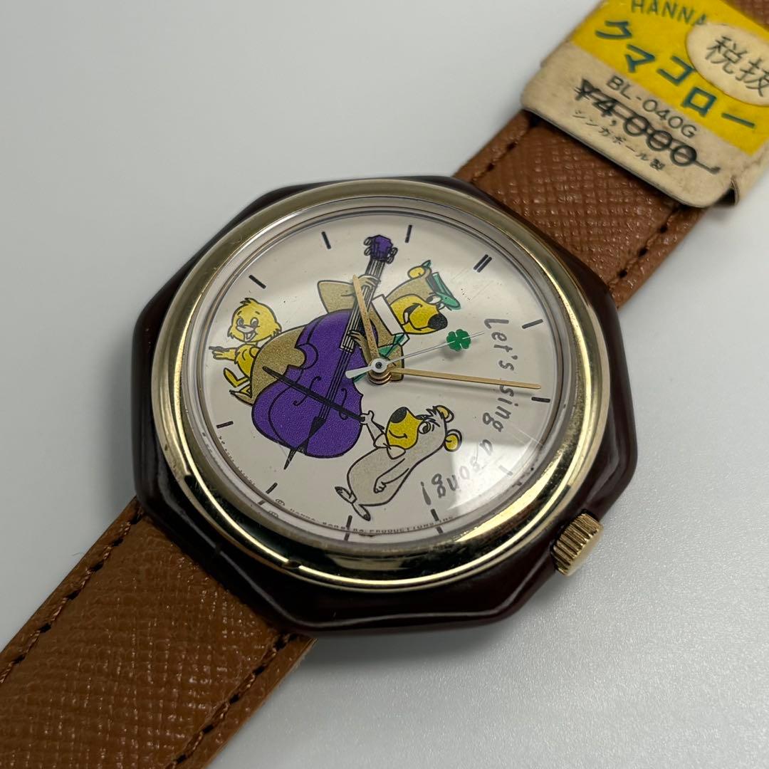 未使用品 SEIKO セイコー Yogi Bear クマゴロー 70s手巻腕時計