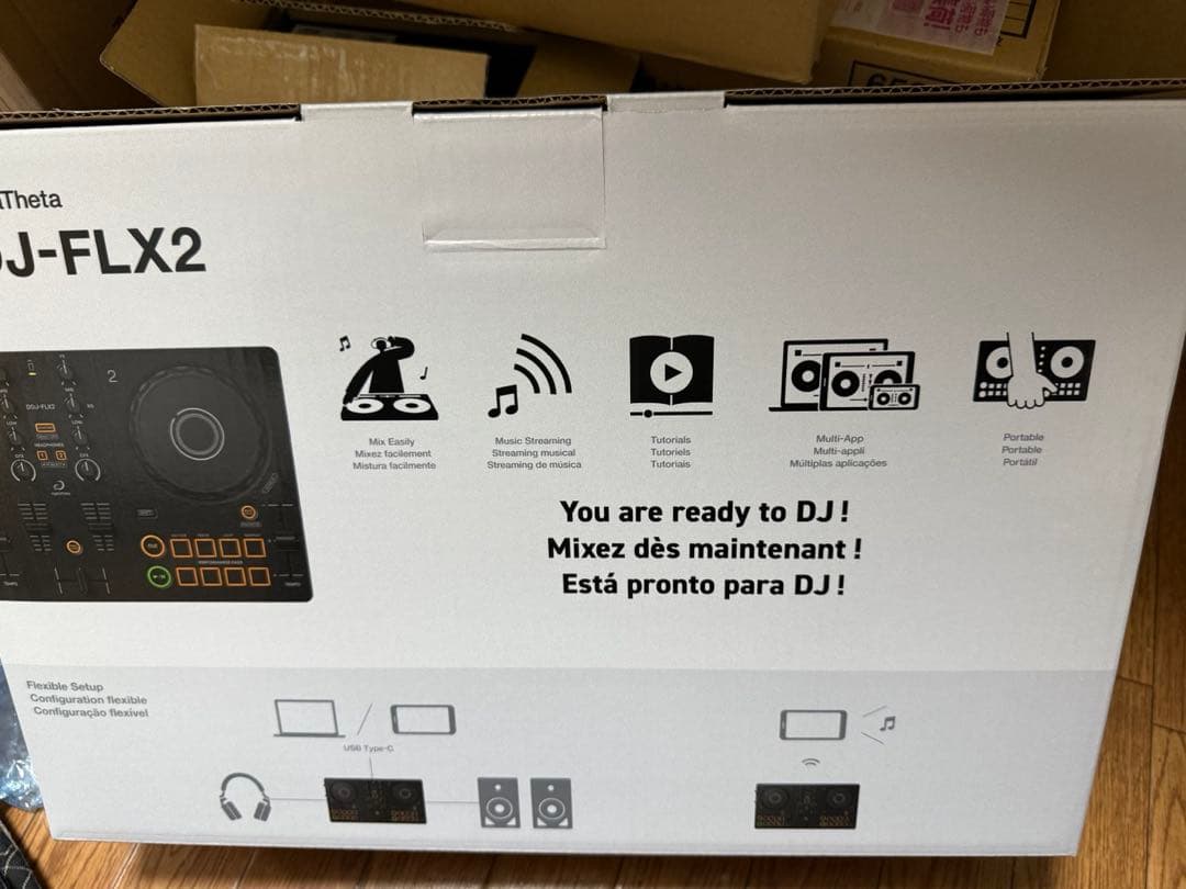 AlphaTheta コンパクト 2ch DJコントローラー DDJ-FLX2ー
