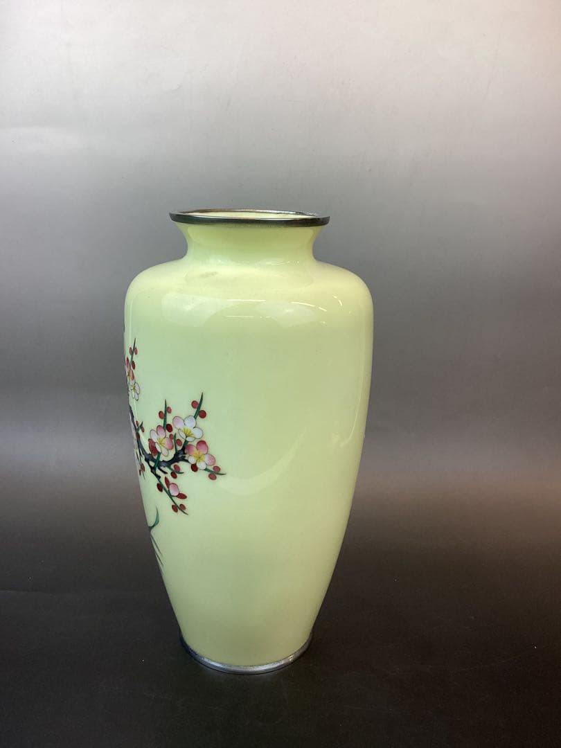 七宝焼　四君子文 花瓶 31cm 送料込み ［Myday専用￼ ］