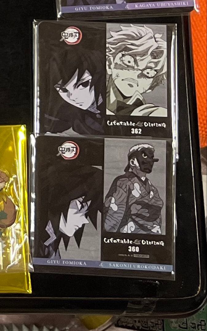 鬼滅の刃 柱ダイニング 冨岡義勇 チェキ風ブロマイド 等鬼滅の刃セット