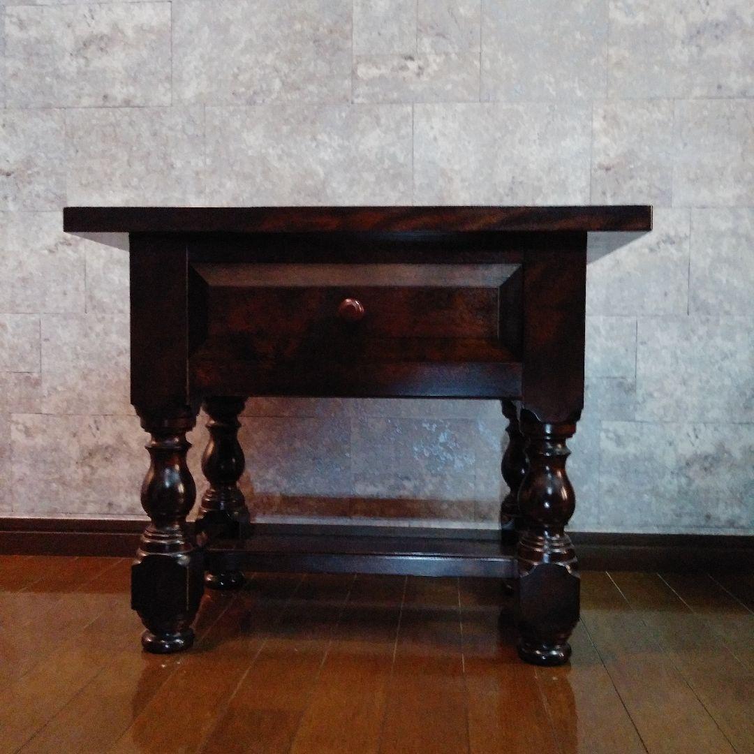 松本民芸家具　ナイトテーブル