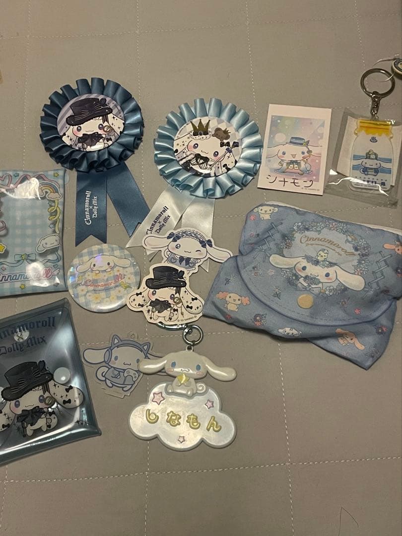 サンリオキャラクター フィギュアとキーホルダーセット