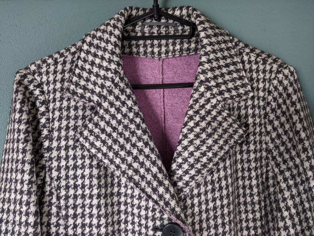 MaxMara WEEKEND LINE 千鳥格子柄 ウールコート 42