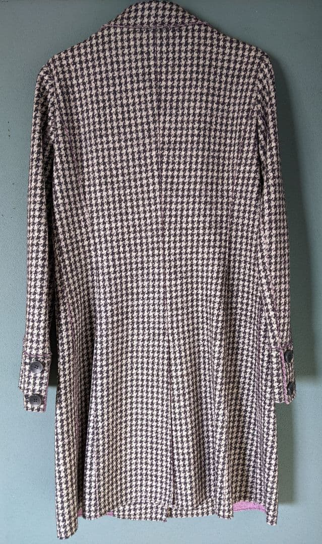 MaxMara WEEKEND LINE 千鳥格子柄 ウールコート 42