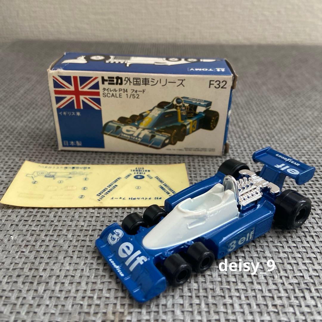 TOMICA トミカ 外国車シリーズ F32 タイレル P34 フォード 日本製