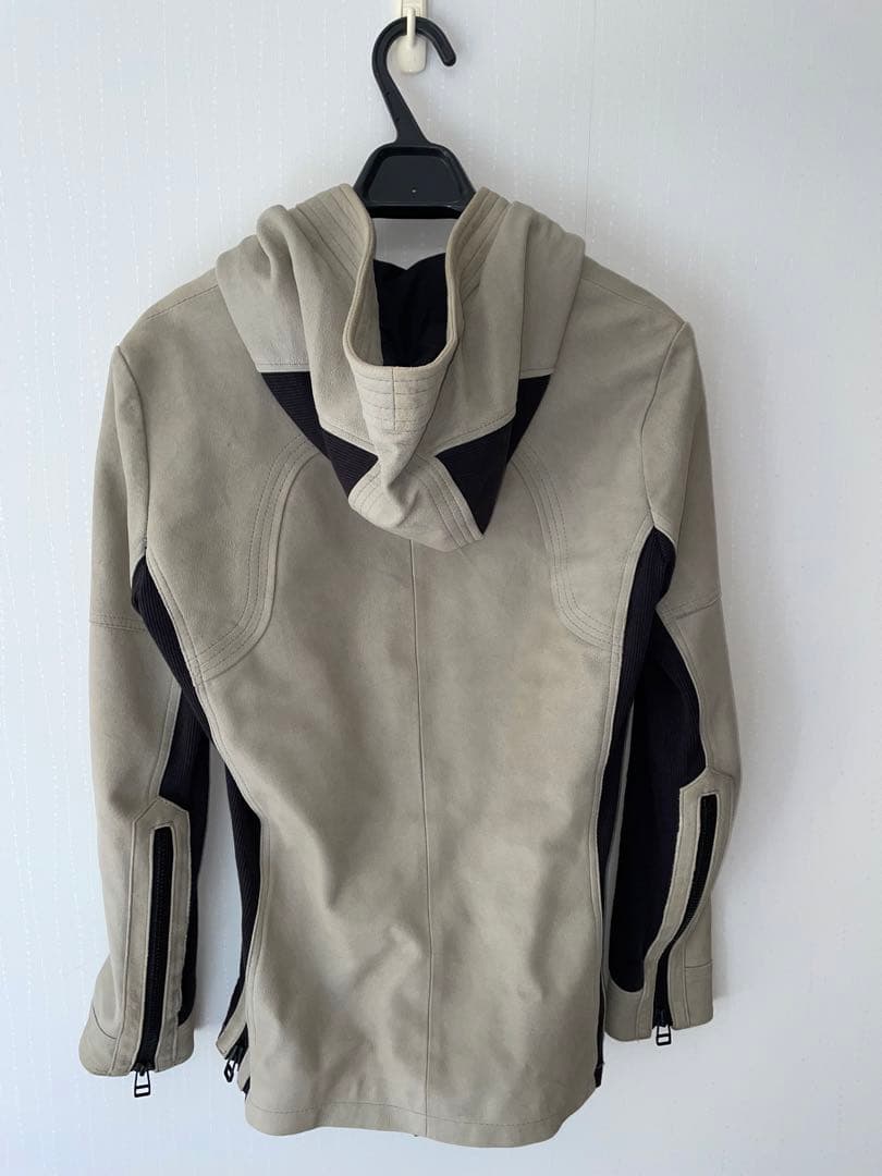 NOID. ラムレザーフーデッドブルゾン デスノート 菅田将暉 ジャケット