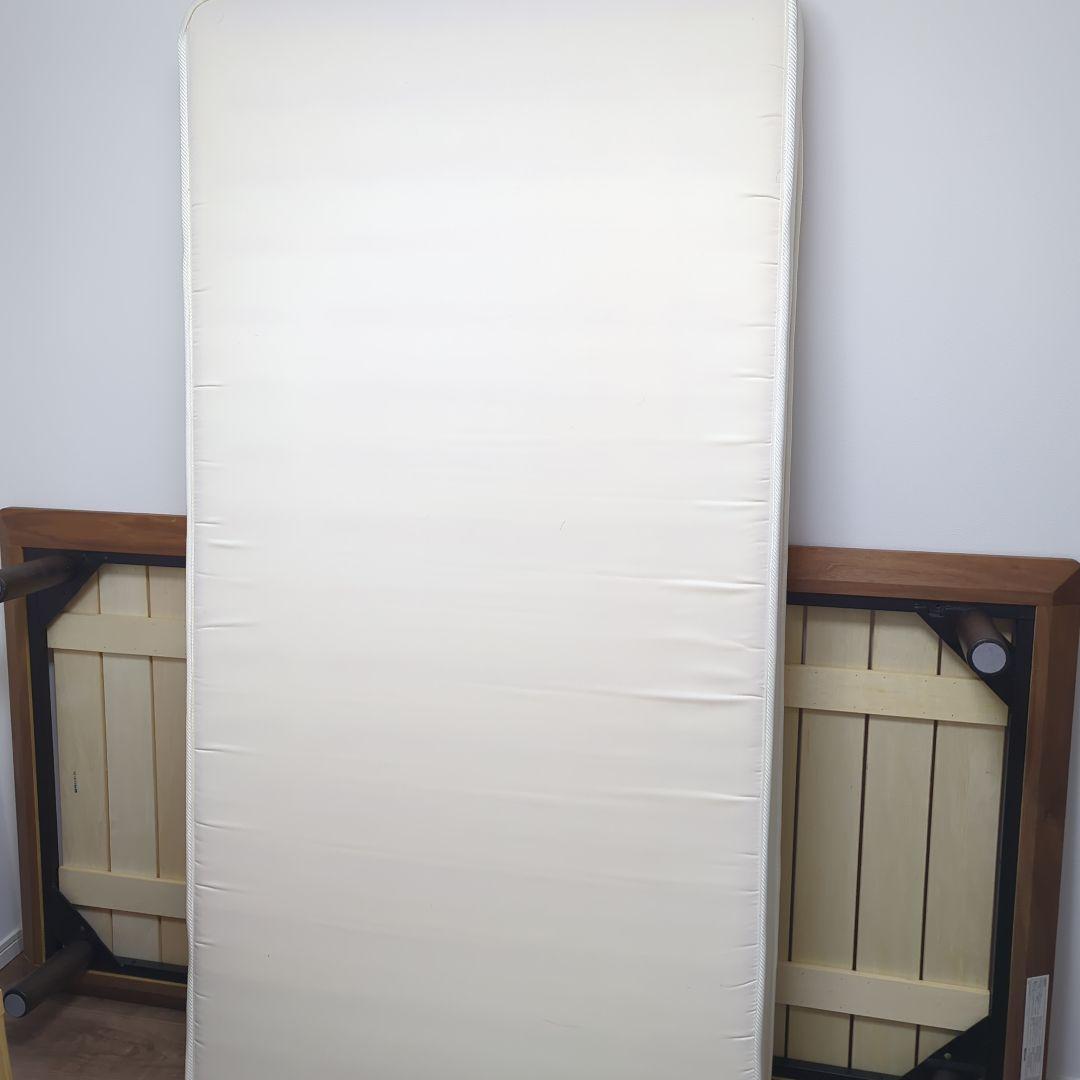 みずさん専用 無印良品　木製ベッドフレーム　シングル　マットレス付き