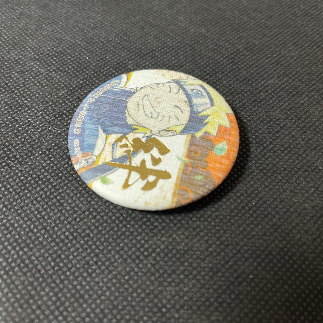NARUTO J-WORLD 絆　和紙缶バッジ　うずまきナルト