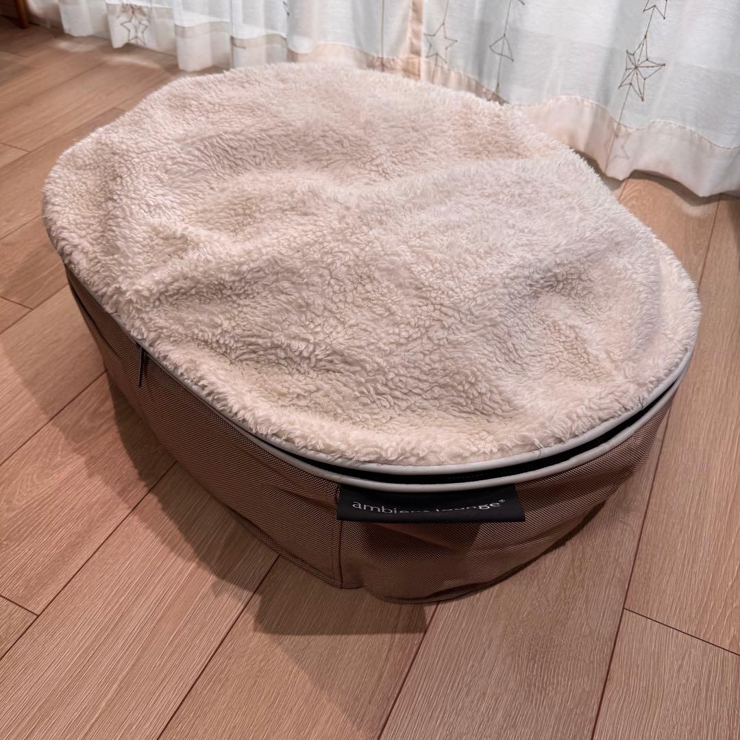 ambient lounge 犬ペットラウンジ S ウルフグレー/取替カバー付