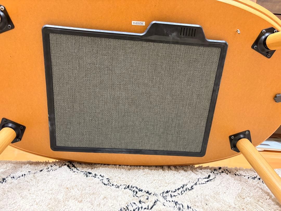 無印　楕円こたつ　ローテーブル ケーブル欠品