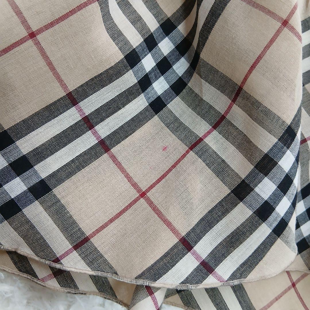 【BURBERRY BLUE LABEL】ノバチェック　フレア　薄手巻きスカート