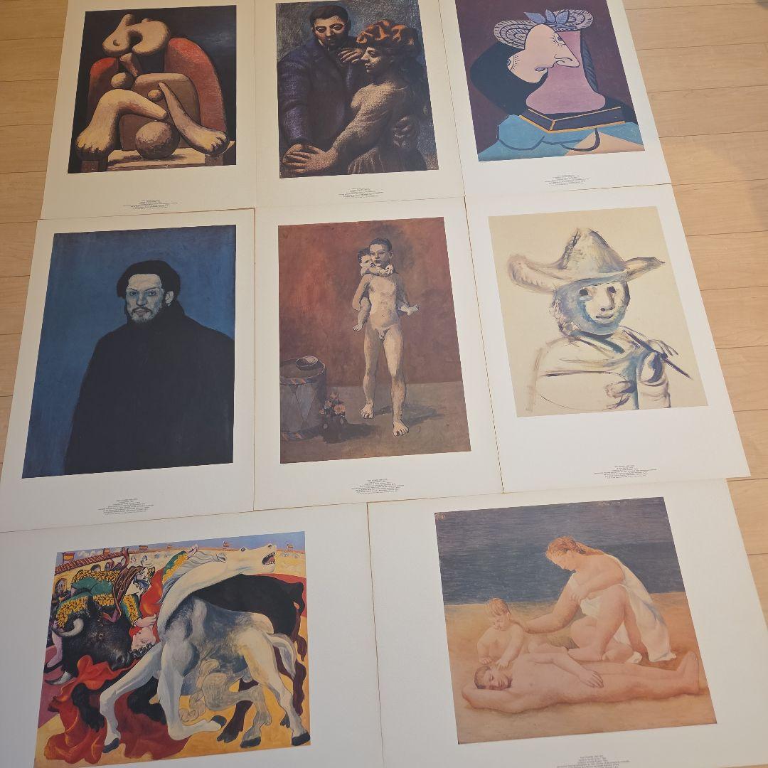ピカソ リトグラフ 8点セット (アルシュ紙使用)