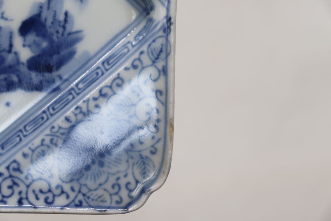 時代　伊万里　染付　寿司皿&豆皿8点セット　送料込み1125