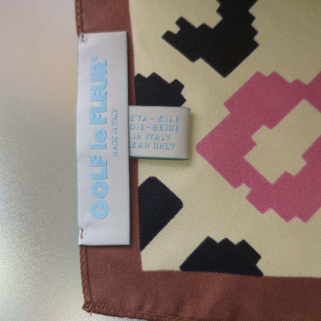 golf le fleur golf wang マルチカラー　スカーフ　シルク