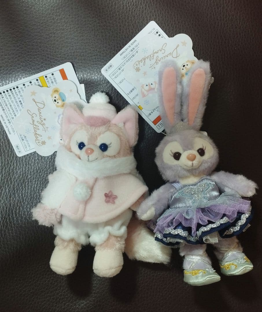 ダンシングスノーフレークス　リーナベル　ステラルー　ぬいぐるみバッチ
