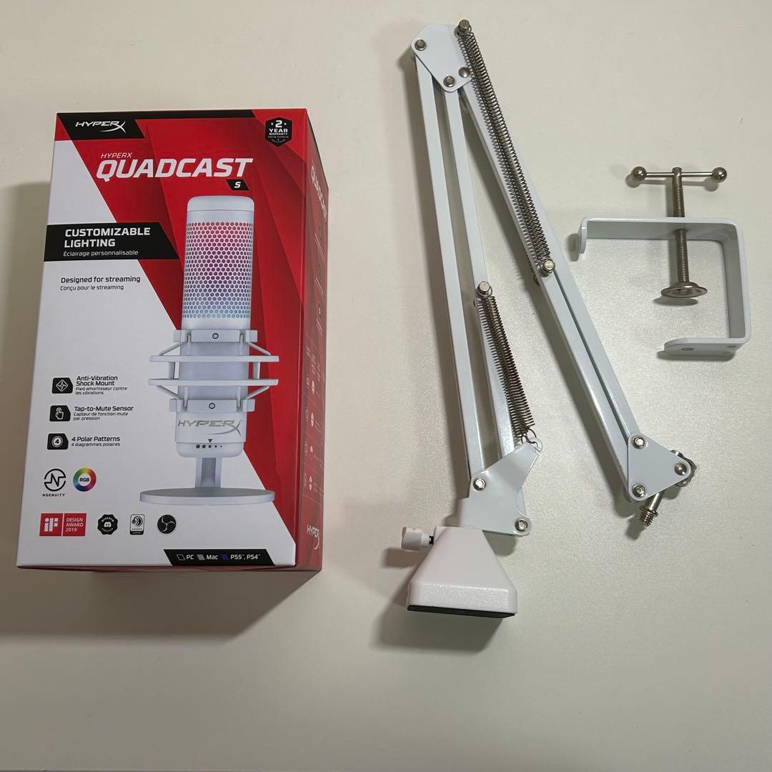 わ*ど様 HyperX QuadCast S マイクアーム付き