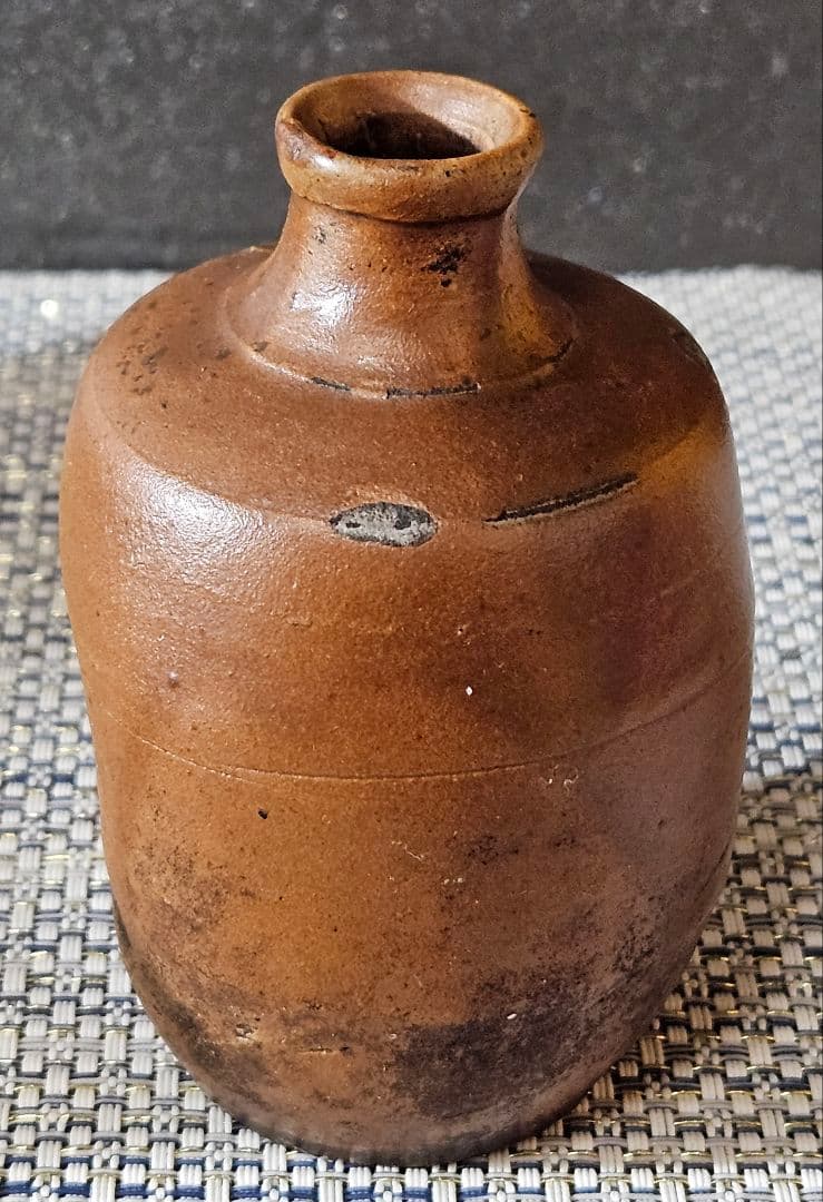 明治時代　古備前油壺　古備前小壺　 窯変油壺　3点セット