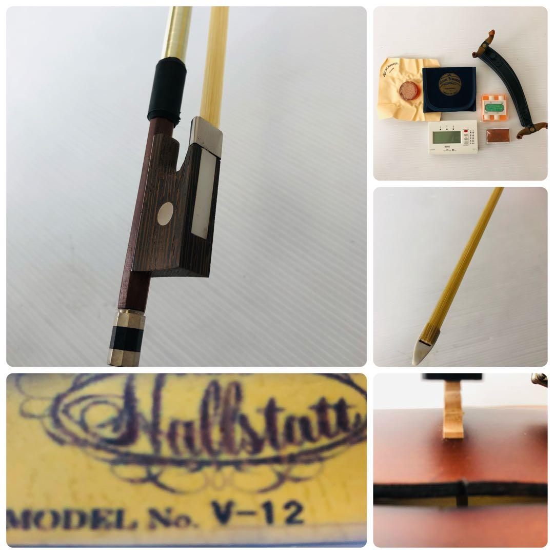 美品 Hallstatt V-12 4/4 バイオリン 付属多 教本 入門