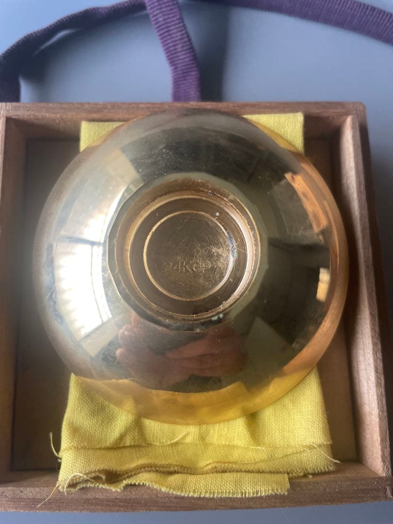 1970年　日本万国博覧会記念メダル金盃　大2小1 菊の御紋入り　蓋は大1のみ