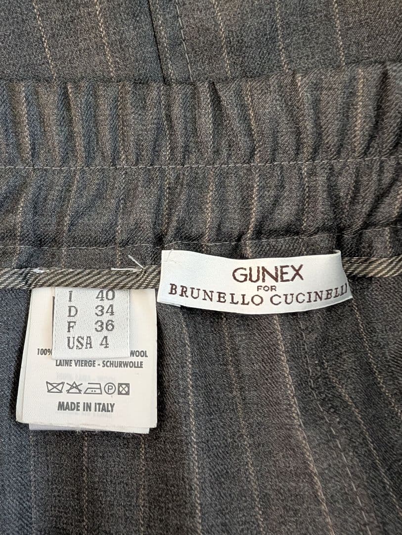 ブルネロクチネリ ウールスカート