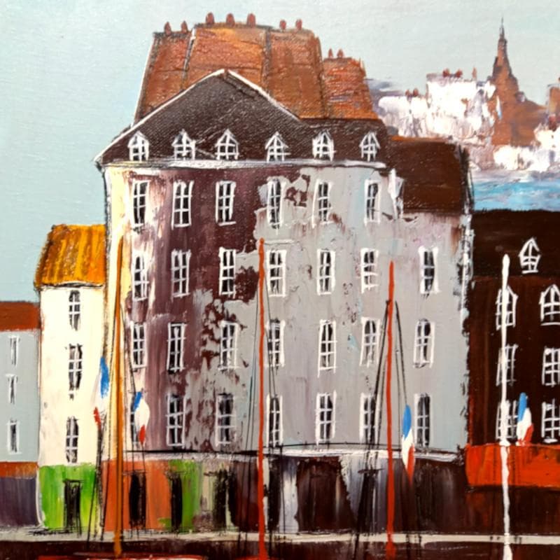 ☆島本良平☆「シェルプール」油絵F８号　未使用額！