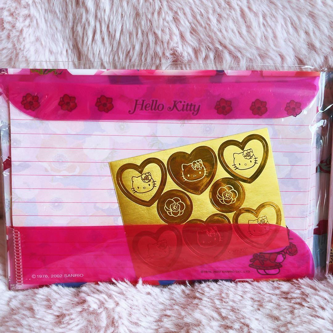 希少レア　ハローキティ　USA ハナ　2002 レターセット　アルバム　サンリオ