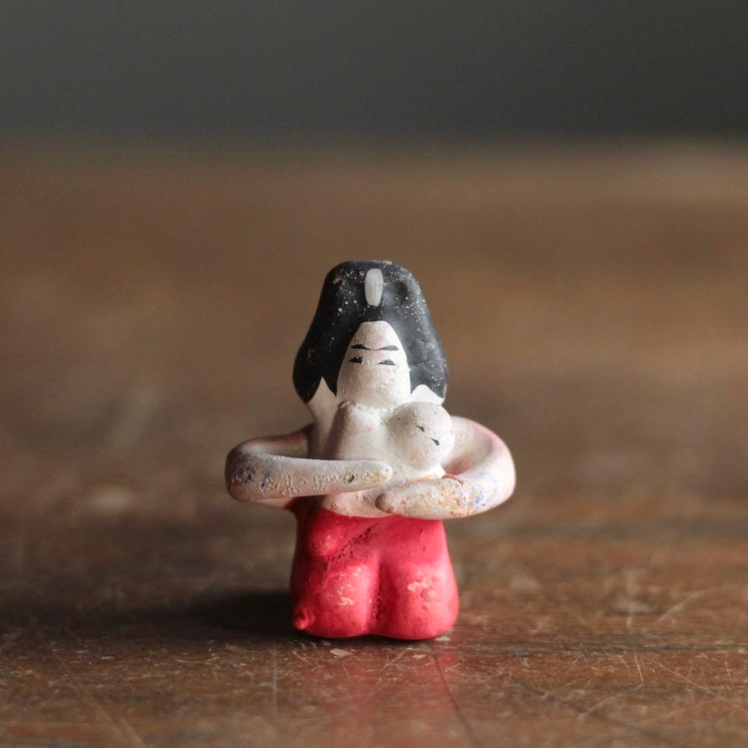 古作 古い 住吉人形 種貸しさん 土人形 郷土人形 古道具 アンティーク