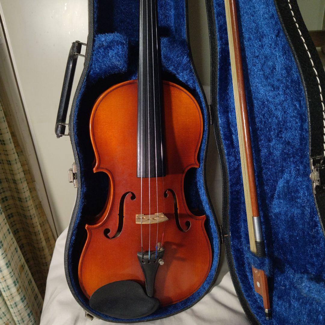 ♥9才前後の子供用♥スズキバイオリン3/4品番280♥弓は新品♥弓ケ―ス松脂付き