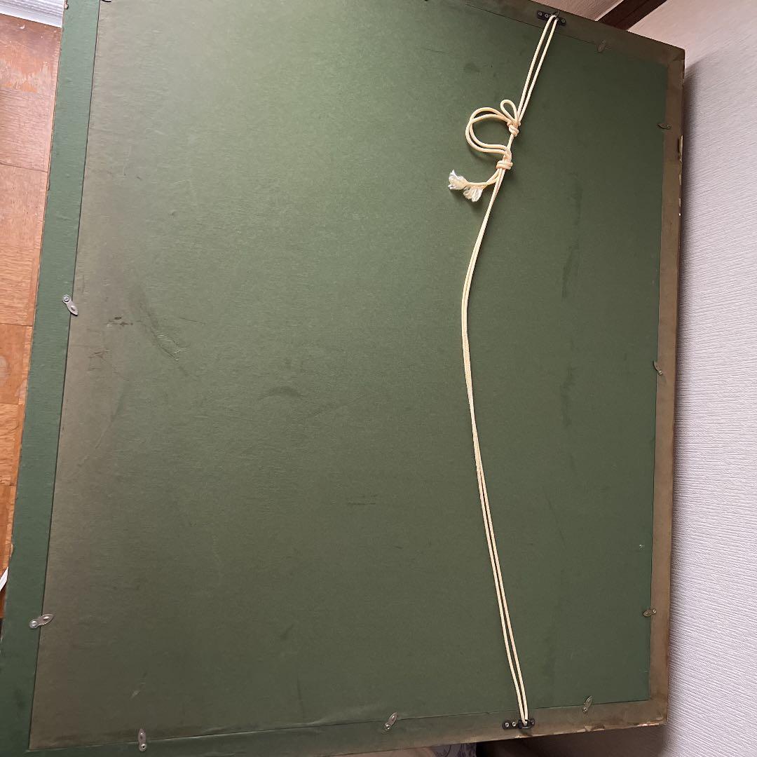 犀川愛子「塩山の春」白日展内閣総大臣賞受賞者の風景画　油絵