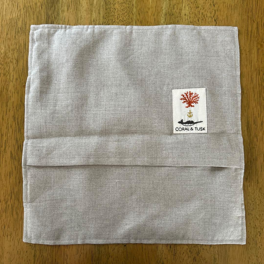 【w♡】【Coral&Tusk】クッションカバーSailingFoxes