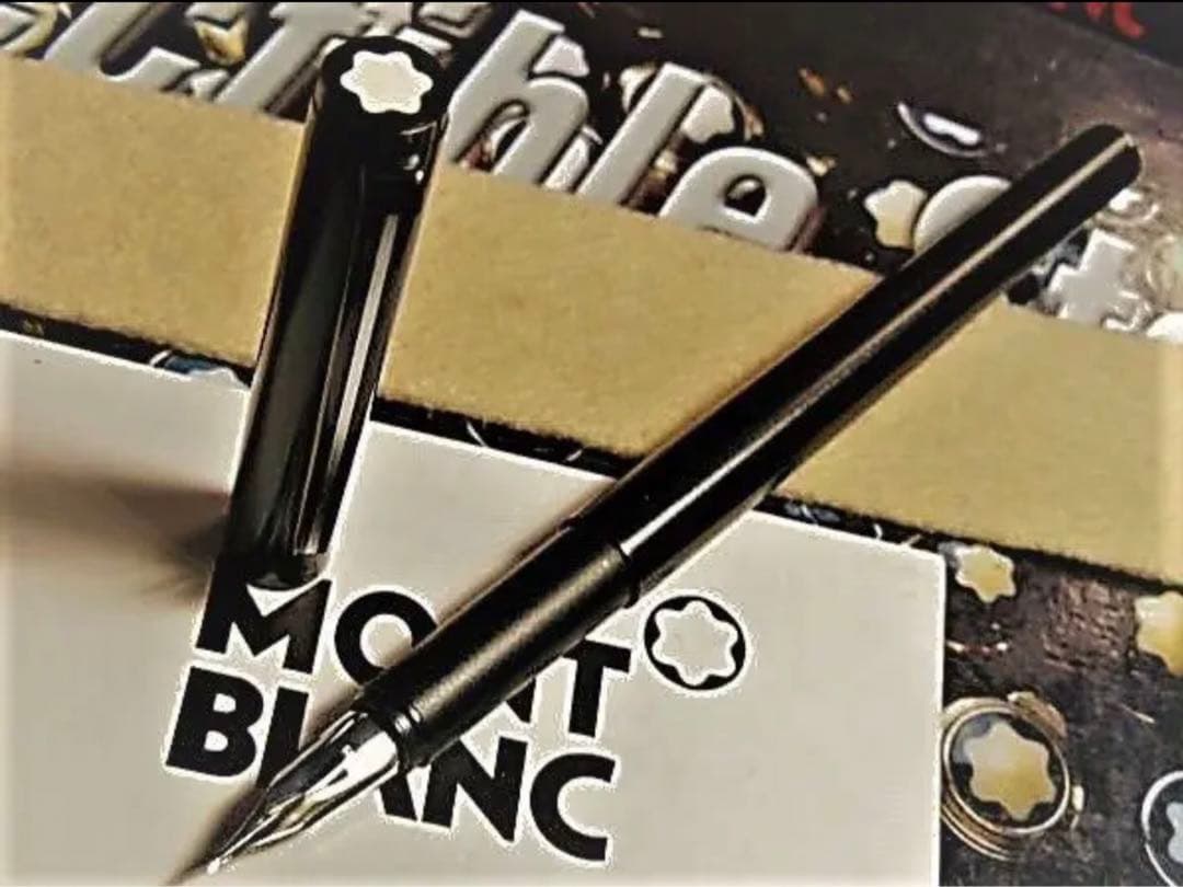 モンブラン社史上最初で最後の★ブラック・ロードナイト鉱加工No1124★黒薔薇鉱