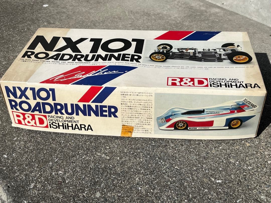 石原 R&D1/12 NX101 ロードランナー!ビンテージシャーシ!ayk!
