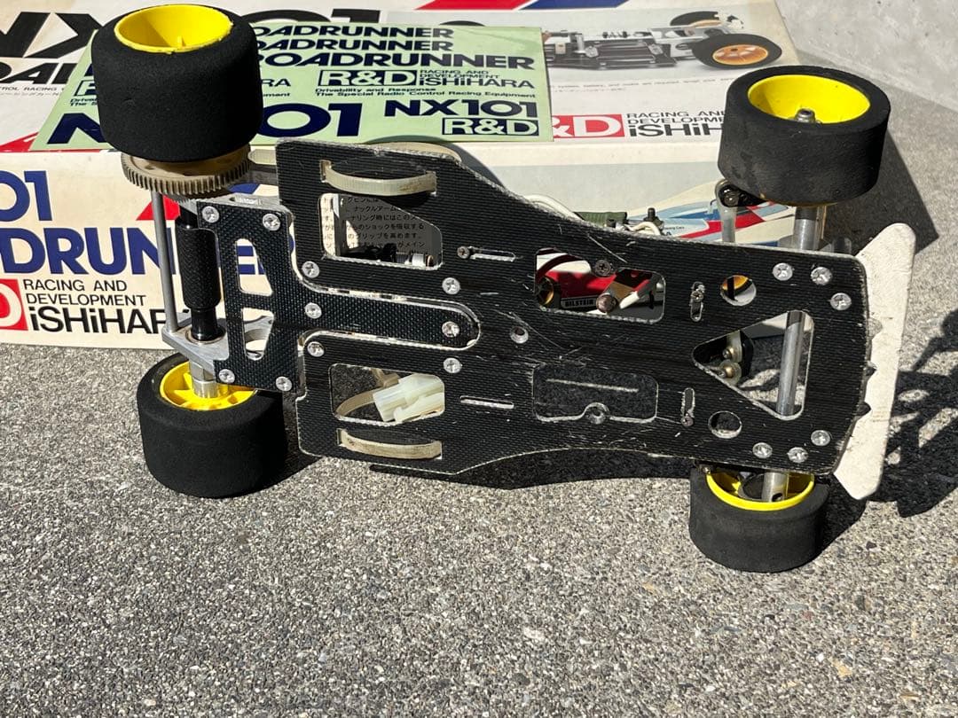 石原 R&D1/12 NX101 ロードランナー!ビンテージシャーシ!ayk!