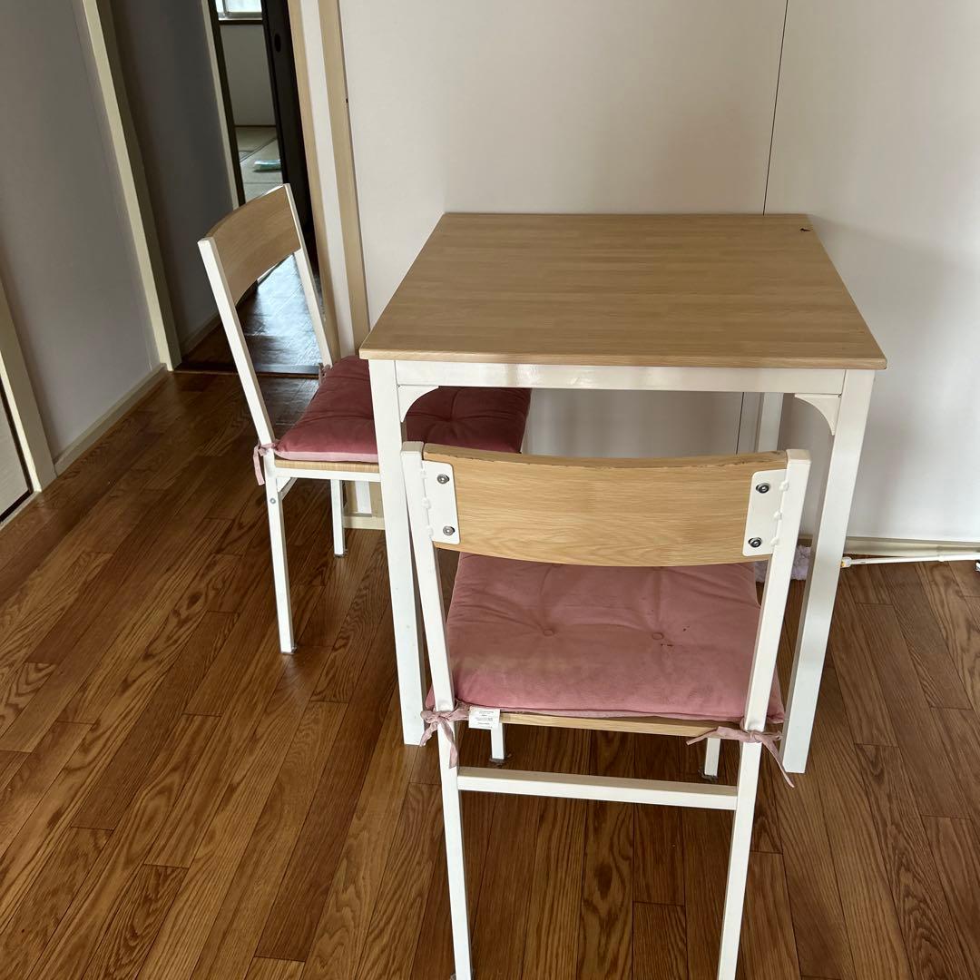 木製ダイニングテーブルセット 新品、未使用