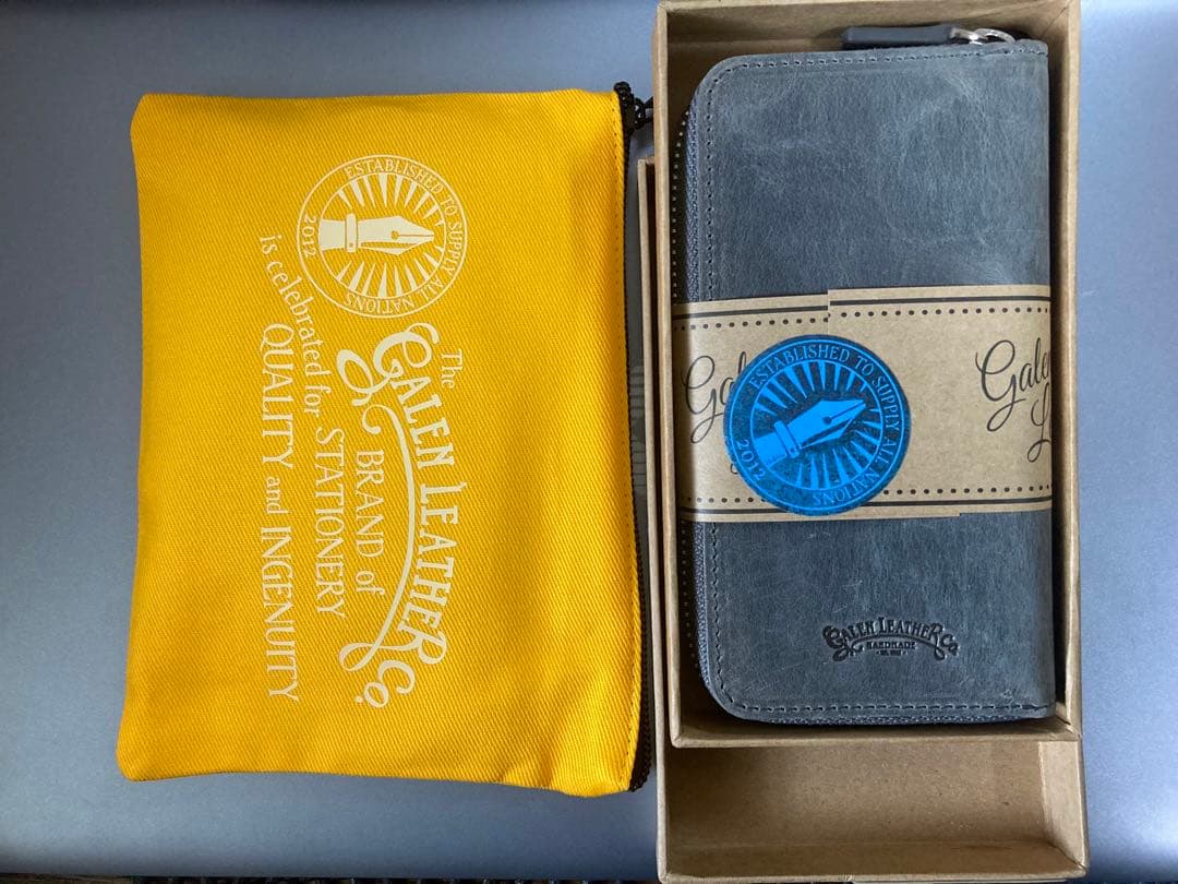 ガレンレザー zipペンケース 3スロット