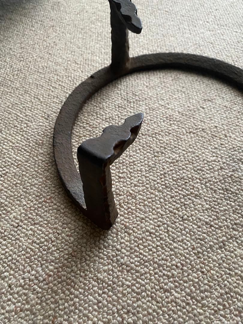 風炉五徳　特上　鉄製