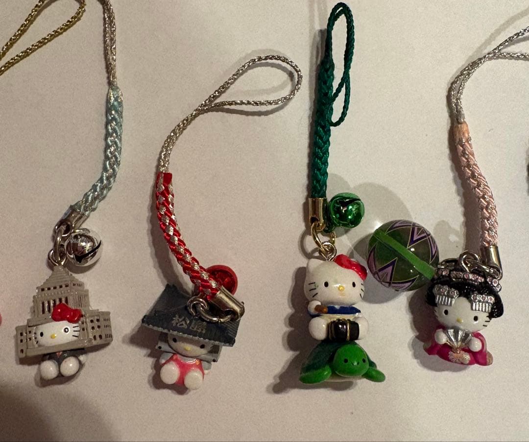 ご当地 キティ 根付け ストラップ 久光 Lifecella 67点 まとめ売り