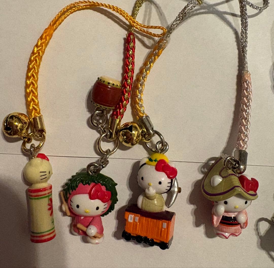 ご当地 キティ 根付け ストラップ 久光 Lifecella 67点 まとめ売り