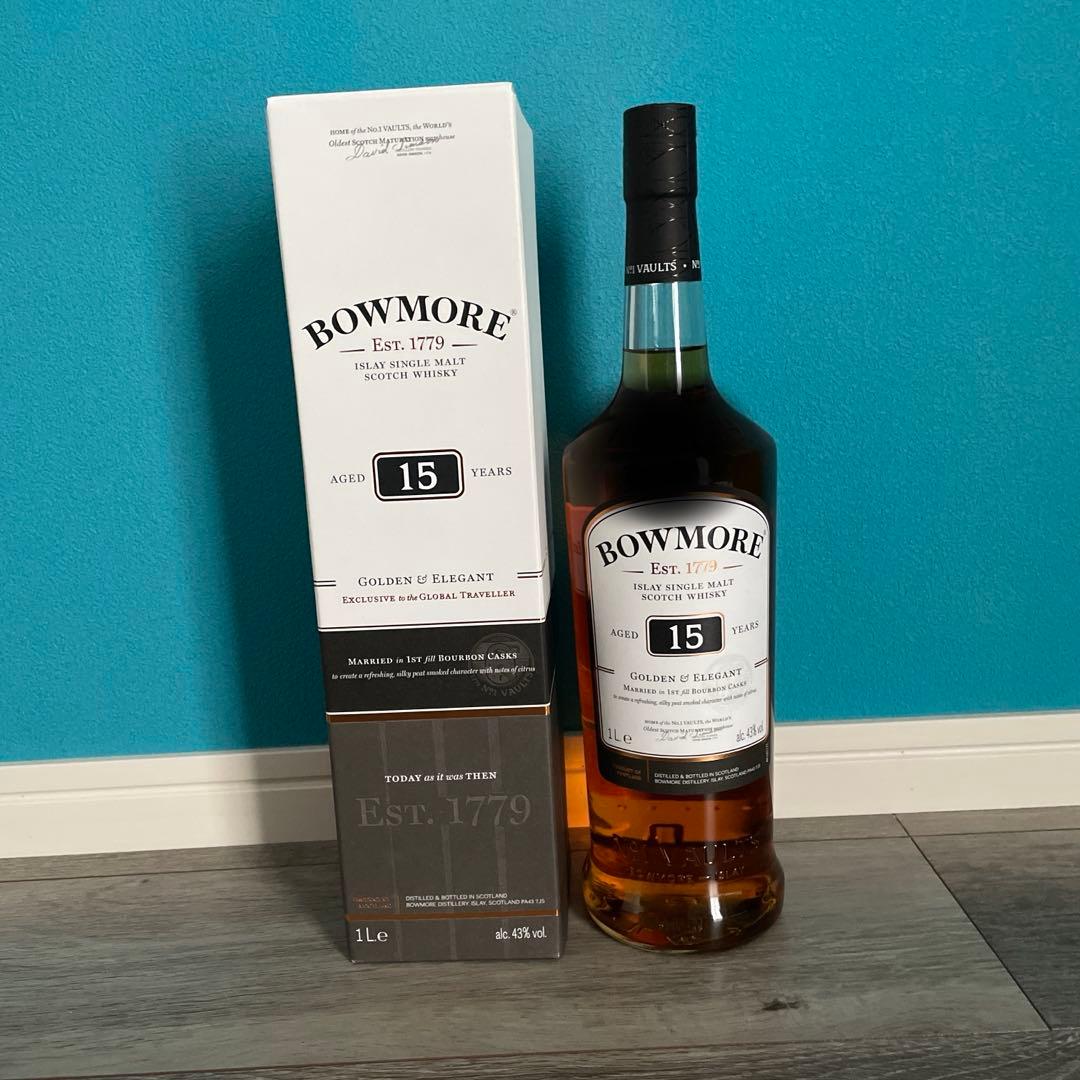 て*と様 ボウモア 15年 ゴールデン&エレガント シングルモルト 43度 10