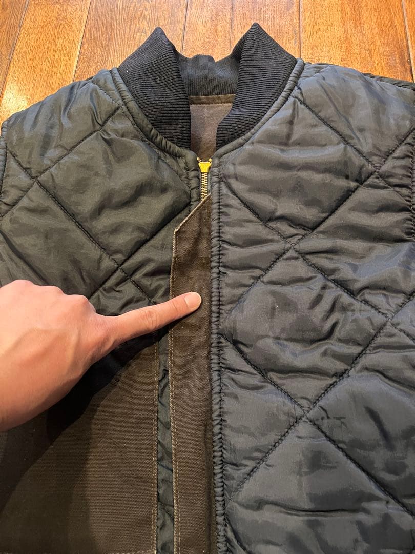 Carhartt ダックベスト ブラウン Lサイズ