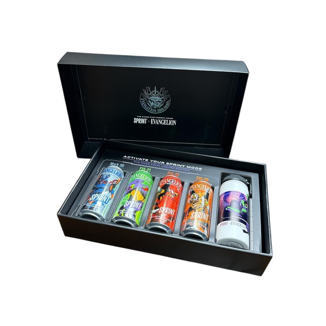 【限定コラボ】エヴァンゲリオン　スプリント　デザイン缶4種＆コラボタンブラー