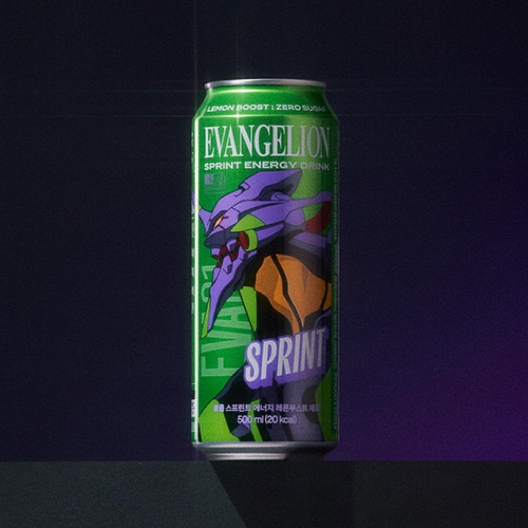 【限定コラボ】エヴァンゲリオン　スプリント　デザイン缶4種＆コラボタンブラー