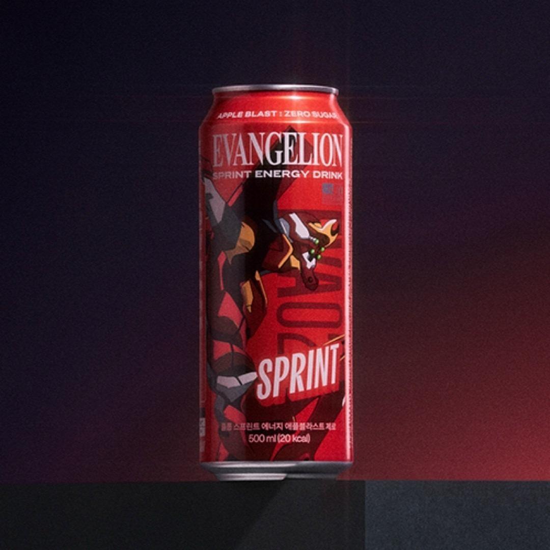 【限定コラボ】エヴァンゲリオン　スプリント　デザイン缶4種＆コラボタンブラー