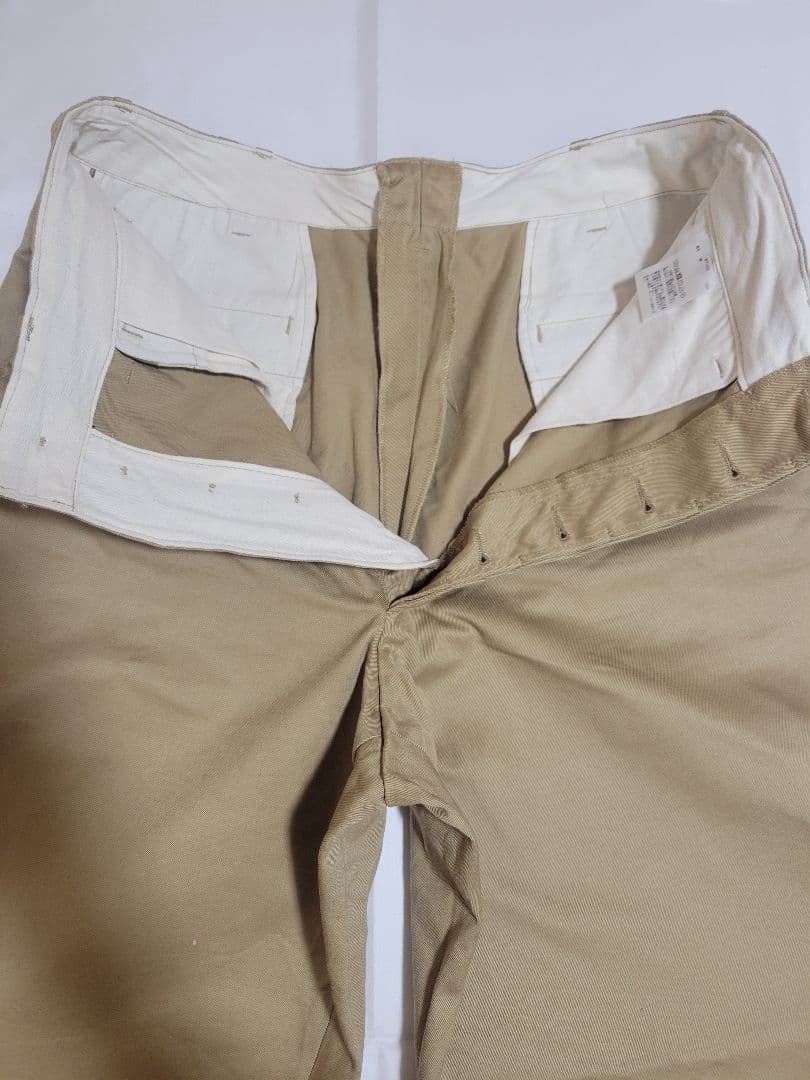 アオロン WAIPER 米軍 M45 チノ トラウザー カーキ ワイパー