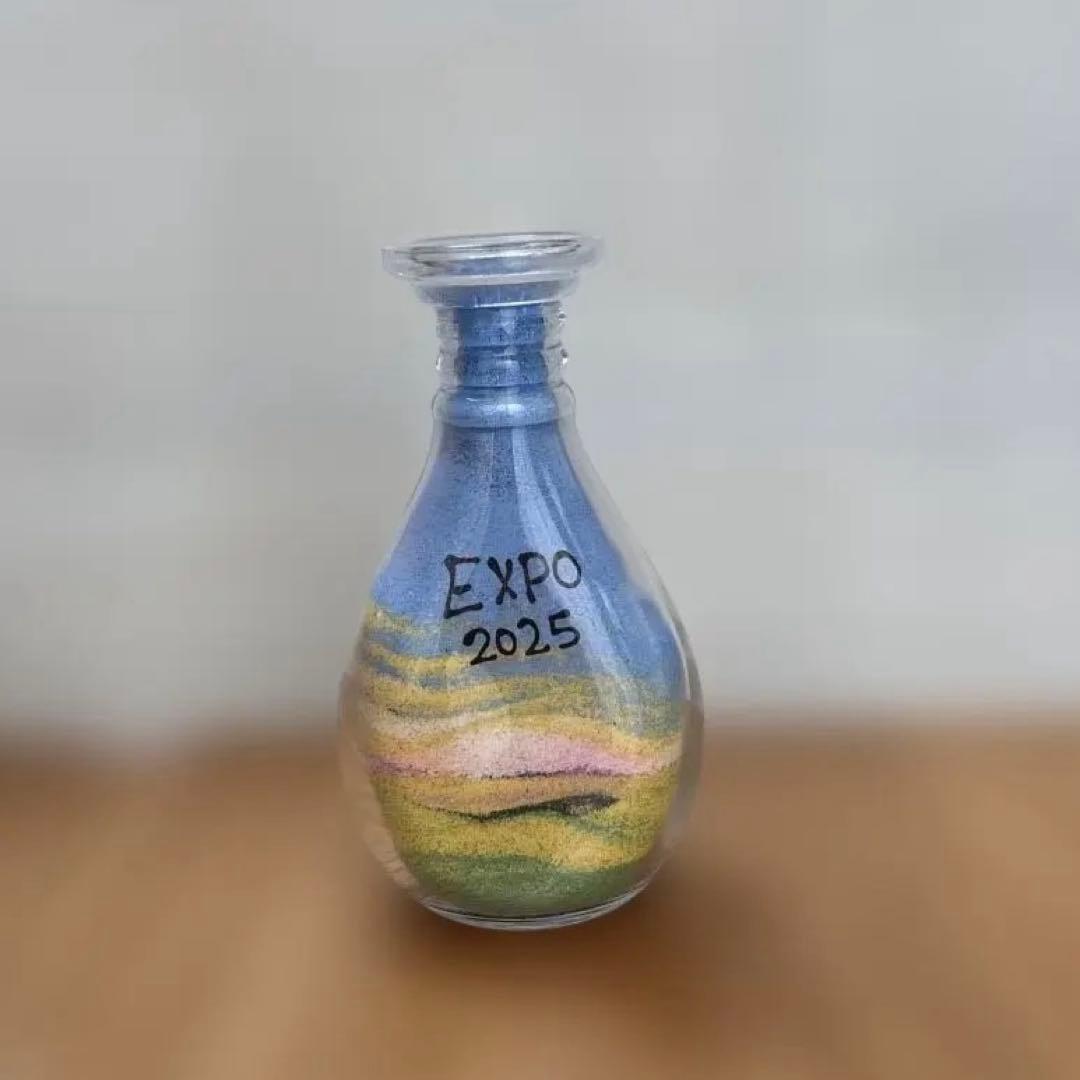 万博ヨルダン　サンドアート　EXPO 2025