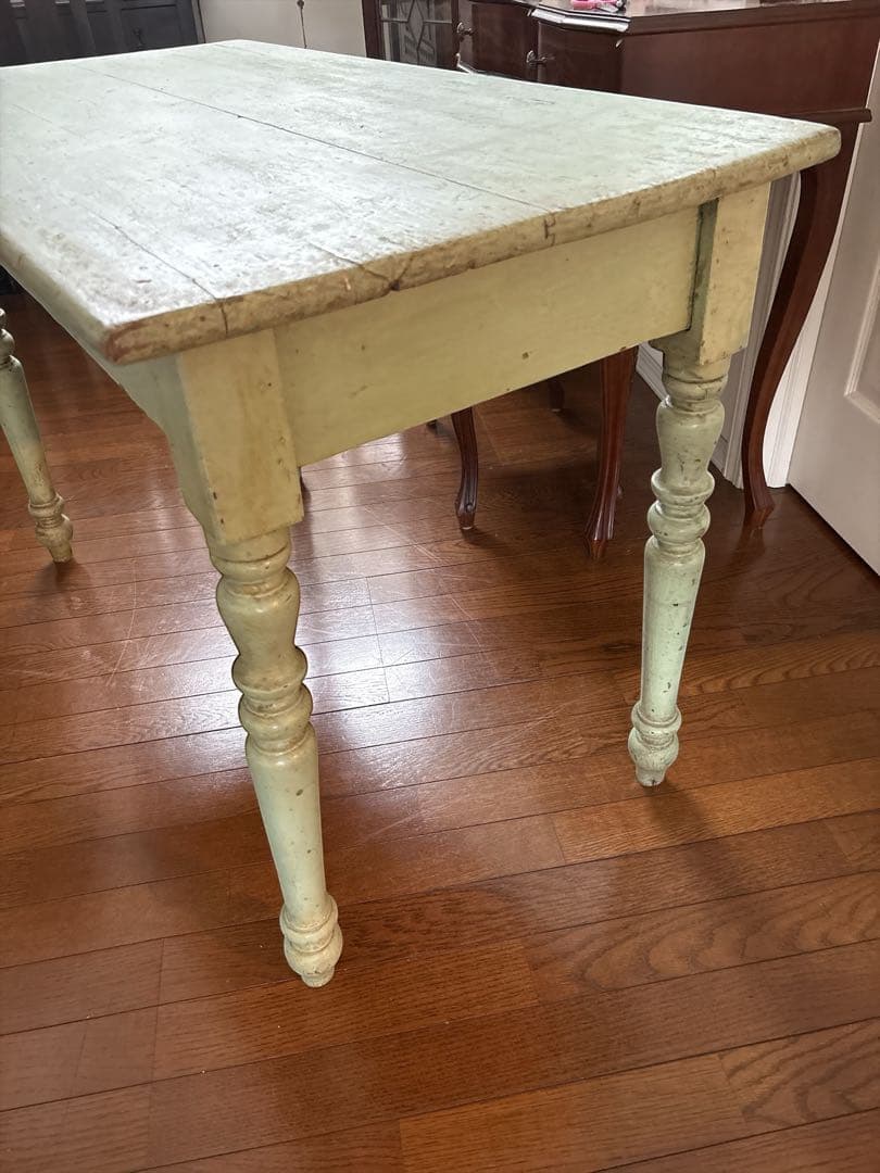 フランス製 ダイニングテーブル 作業台 テーブル 1940年代頃